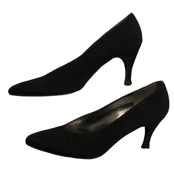 VTG STUART WEITZMAN CLASSIC HEELS SIZE 7 1/2 AAA - Picture 2 of 9